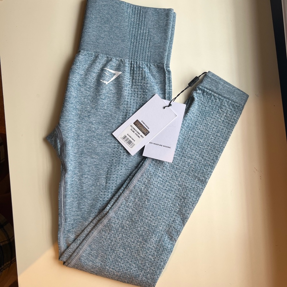 Gymshark Vital Seamless Leggings -Smokey Teal Marl
